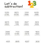 Math Worksheets For 4th Graders Maths Worksheet For Class 4