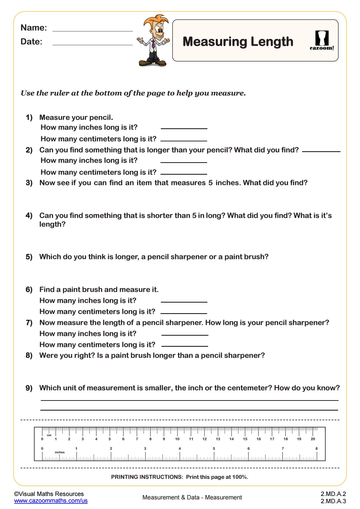 angles and measurements worksheets