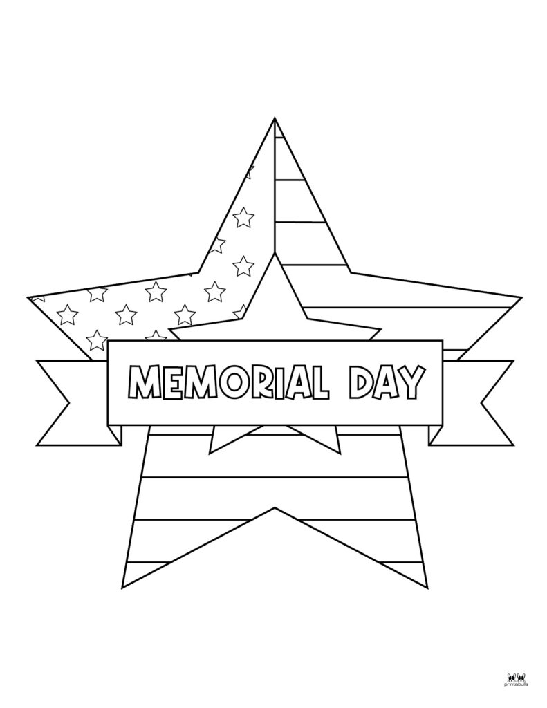 memorial day coloring pages free