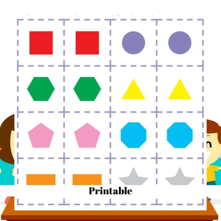 Memory Card Game Printable Memory Game Matching Card Game Etsy Memory