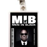 MIB Men In Black Agent K ID Badge Black Men Mib Card Template