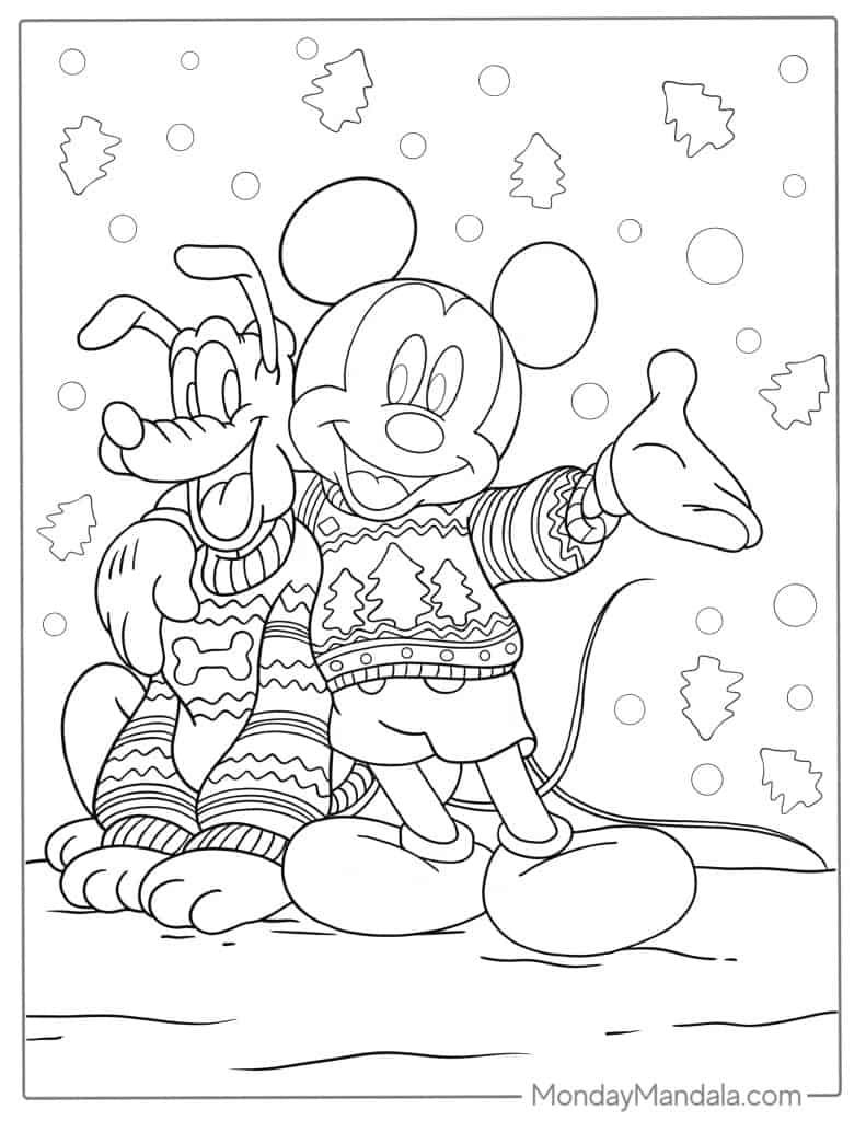 Mickey And Minnie Mouse Free Printable Coloring Pages For S 