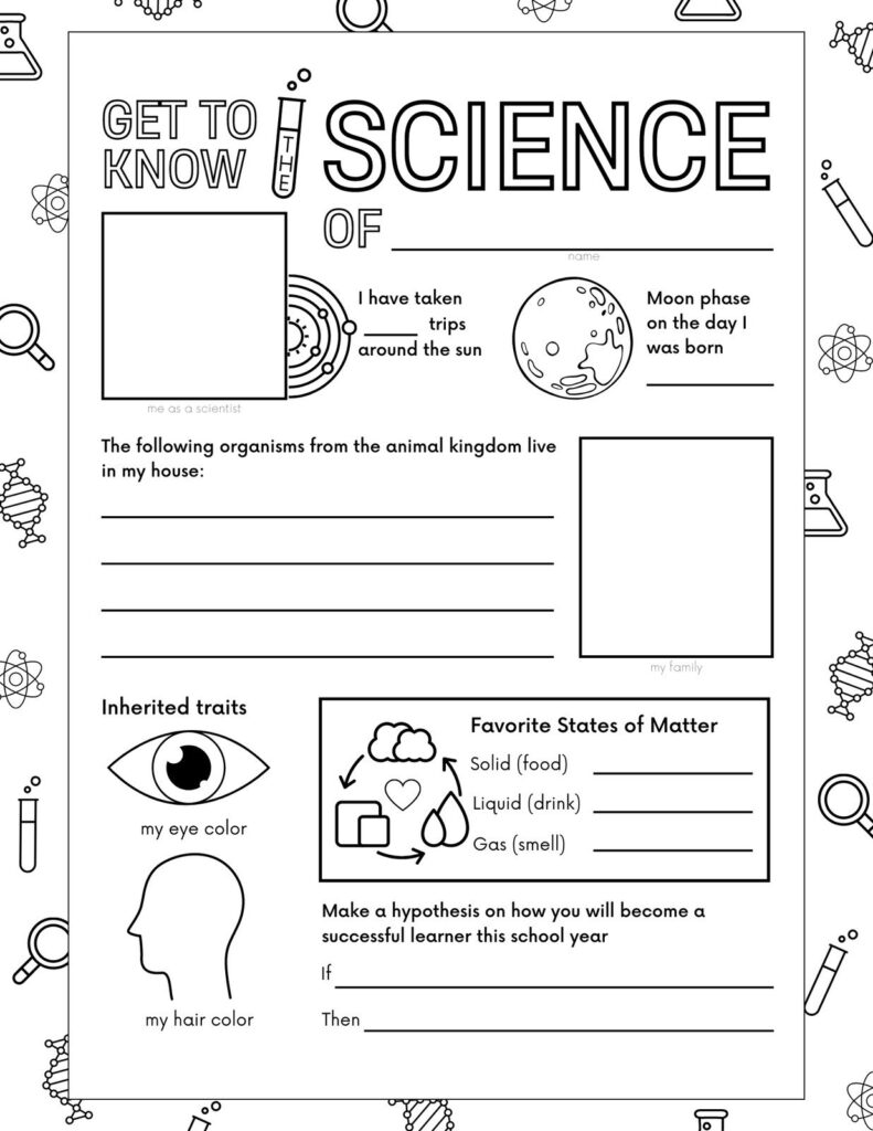 Middle School Science Printable Worksheets Printable Worksheets