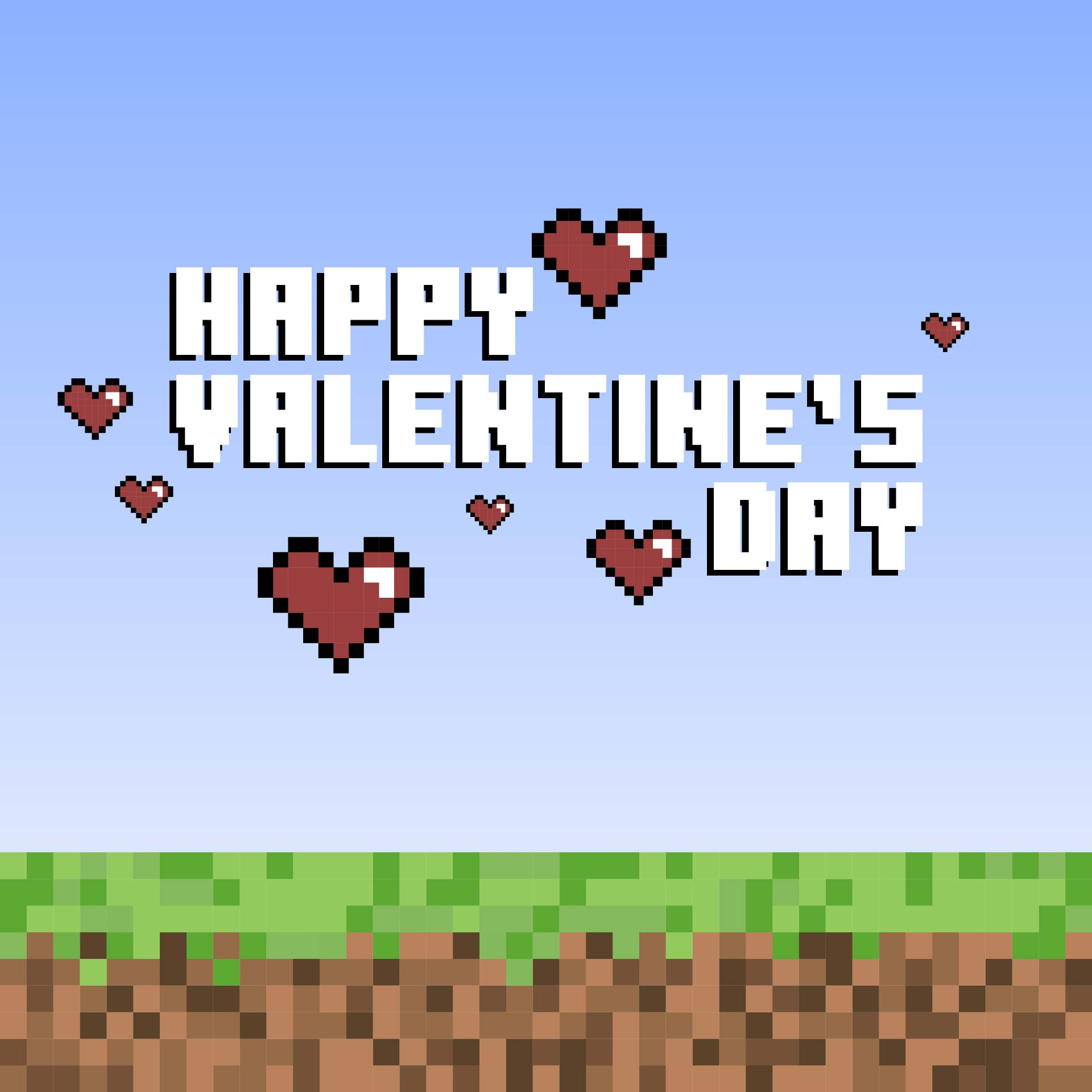 printable minecraft valentine cards