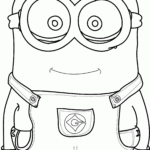Minions Coloring Pages Bob Coloring Home