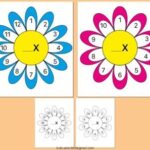 Multiplication Flower Worksheets 0 12 Blank Template Math Cut