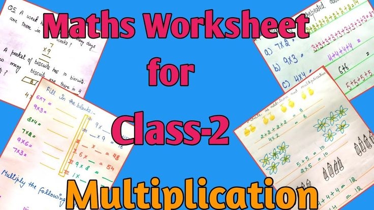 multiplication worksheet for class 2
