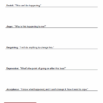 My Stages Of Grief worksheet Free Worksheets Samples