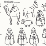 Nativity Free Coloring Pages Printable Coloring Home