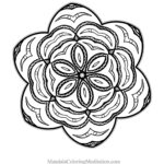 New Free Mandala Coloring Page