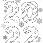 New Year Coloring Pages New Year PDF Coloring New Year Printables