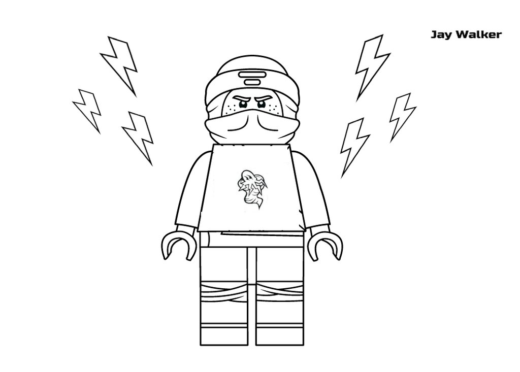 Ninjago Jay Coloring Pages Infoupdate