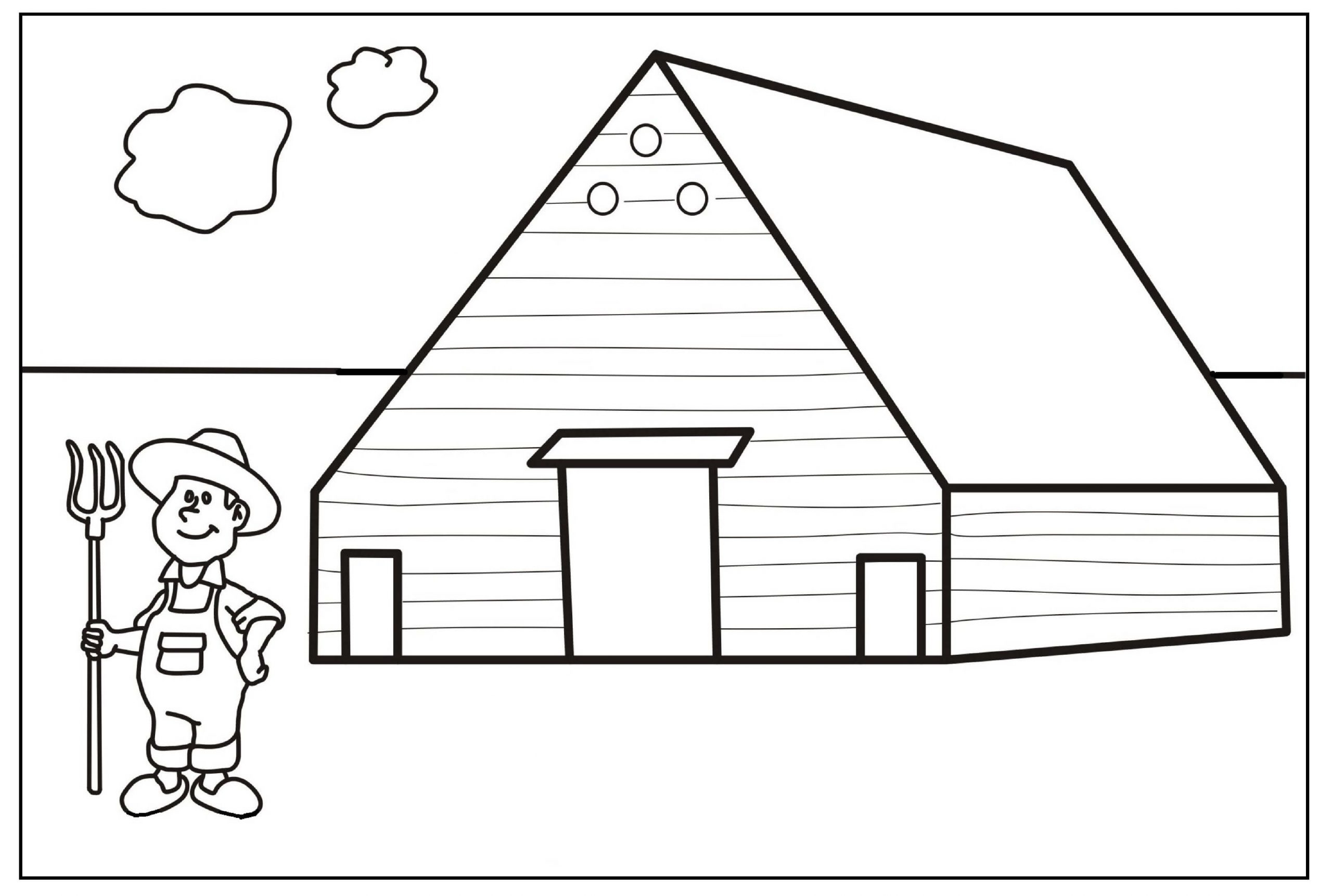 Normal Farm Coloring Page Free Printable Coloring Pages For Kids