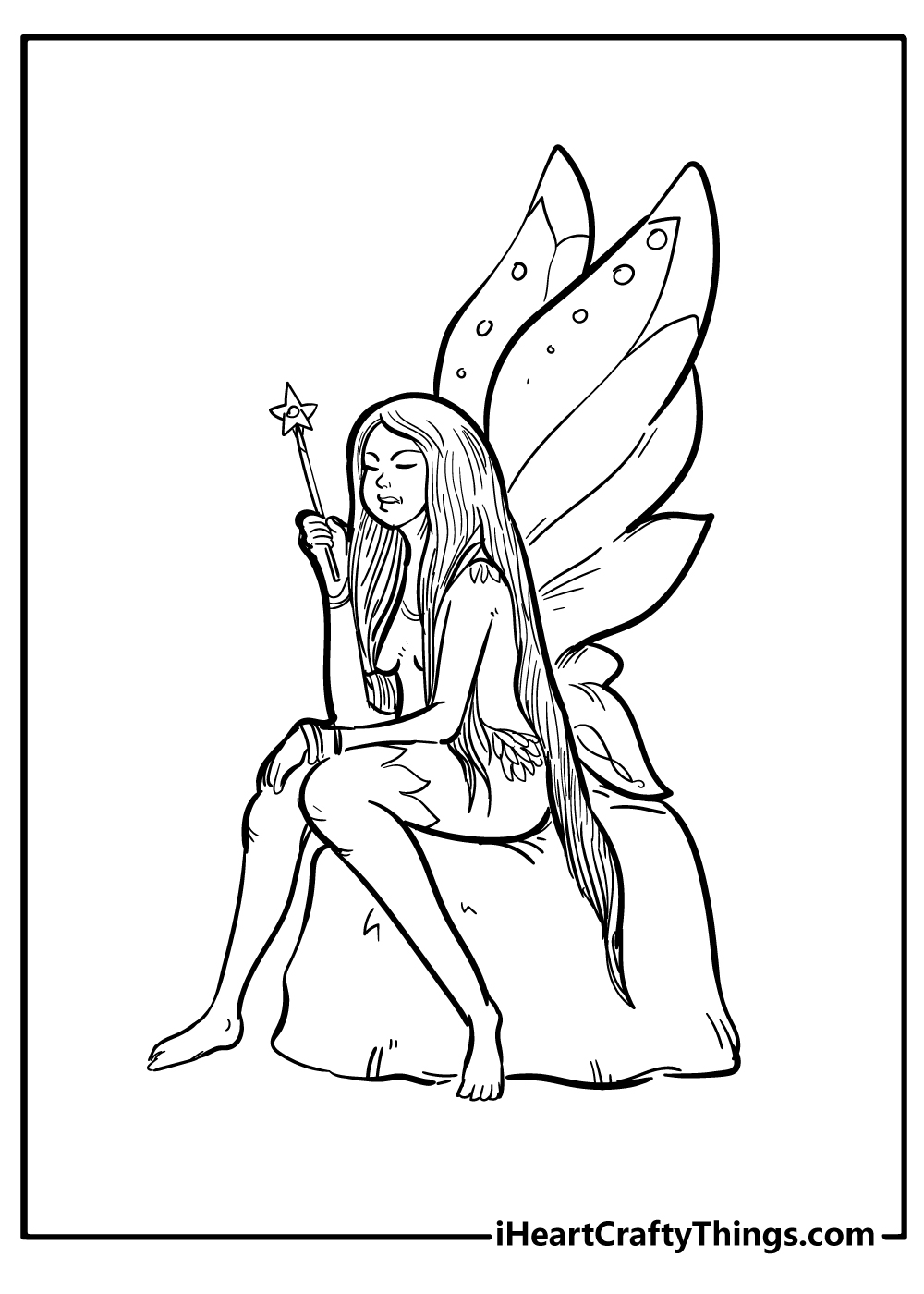 Ofnature Flora Fairy Color Pages