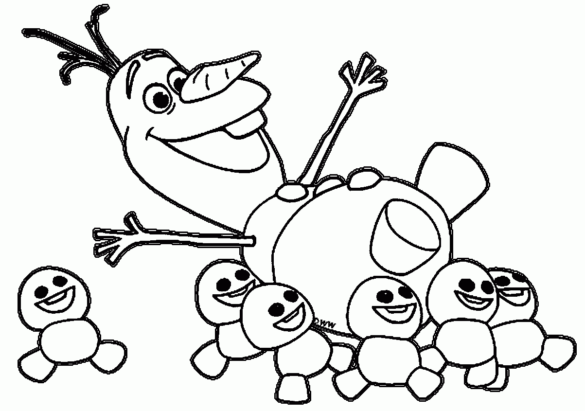 Olaf Coloring Pages Coloring Home