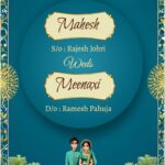 Online Wedding E Invite Full Customizable E Invite Card Template