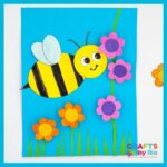 Paper Bee Craft Printable Template