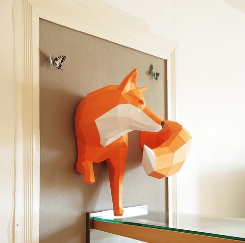 printable 3d paper craft animals