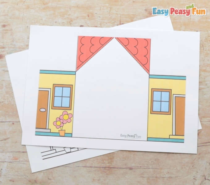 Paper Doll House Paper Craft For Kids Free Printable Paper Craft
