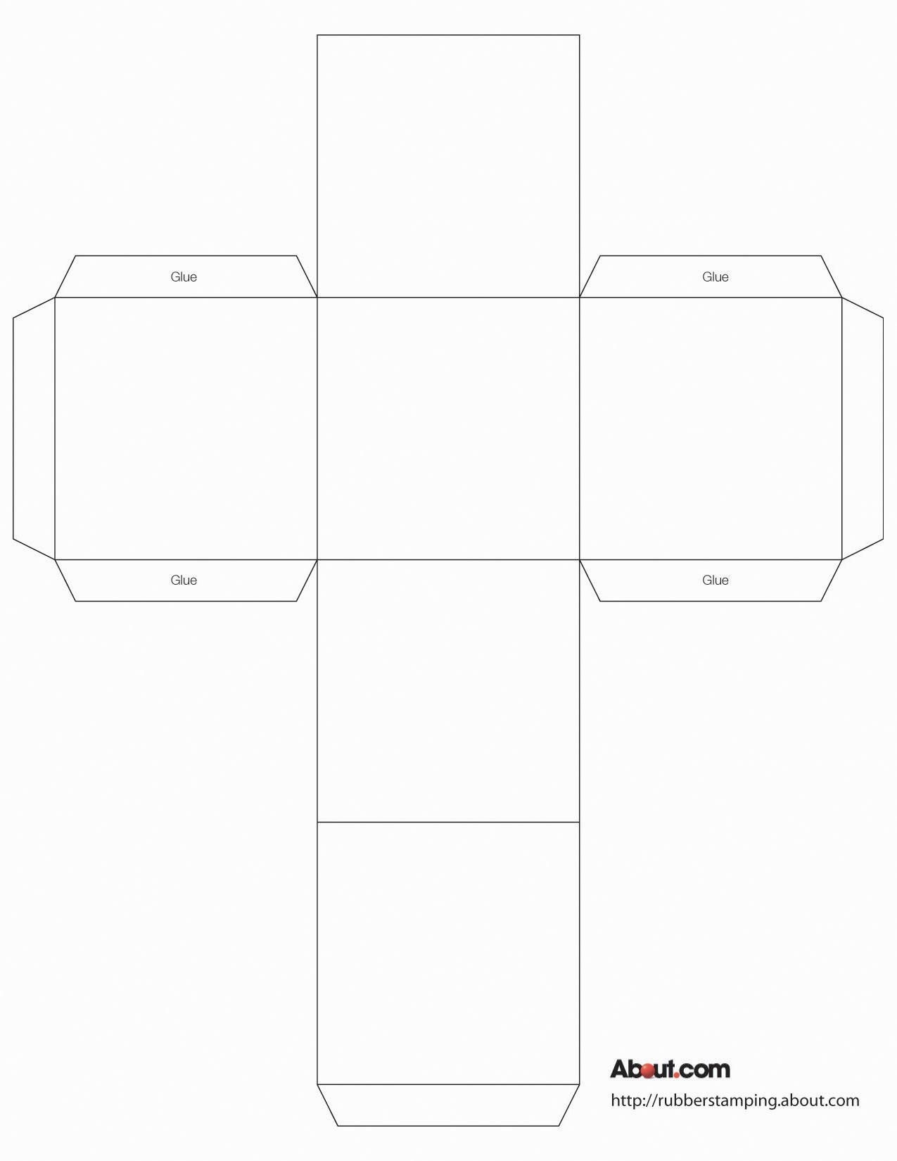 Papercraft Box Printable Paper Cube Template Printable Boxes Printable 