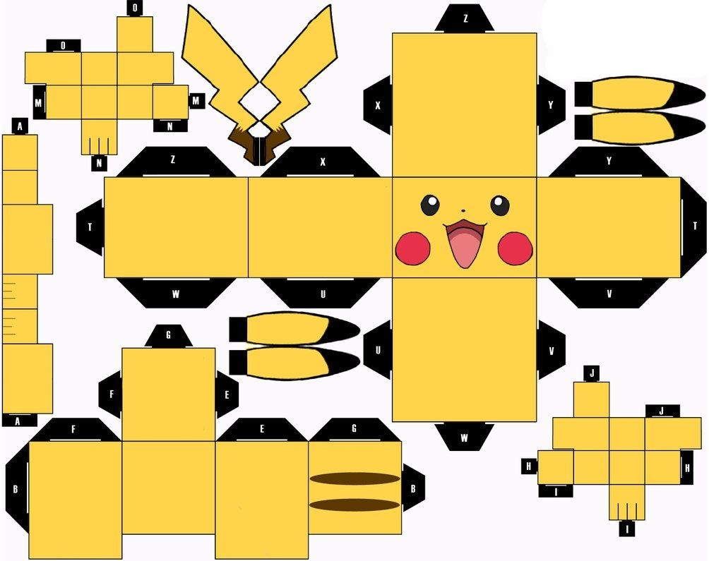 Papercraft Cube Cubeecraft Google Pokemon Crafts For Kids Papercraft 