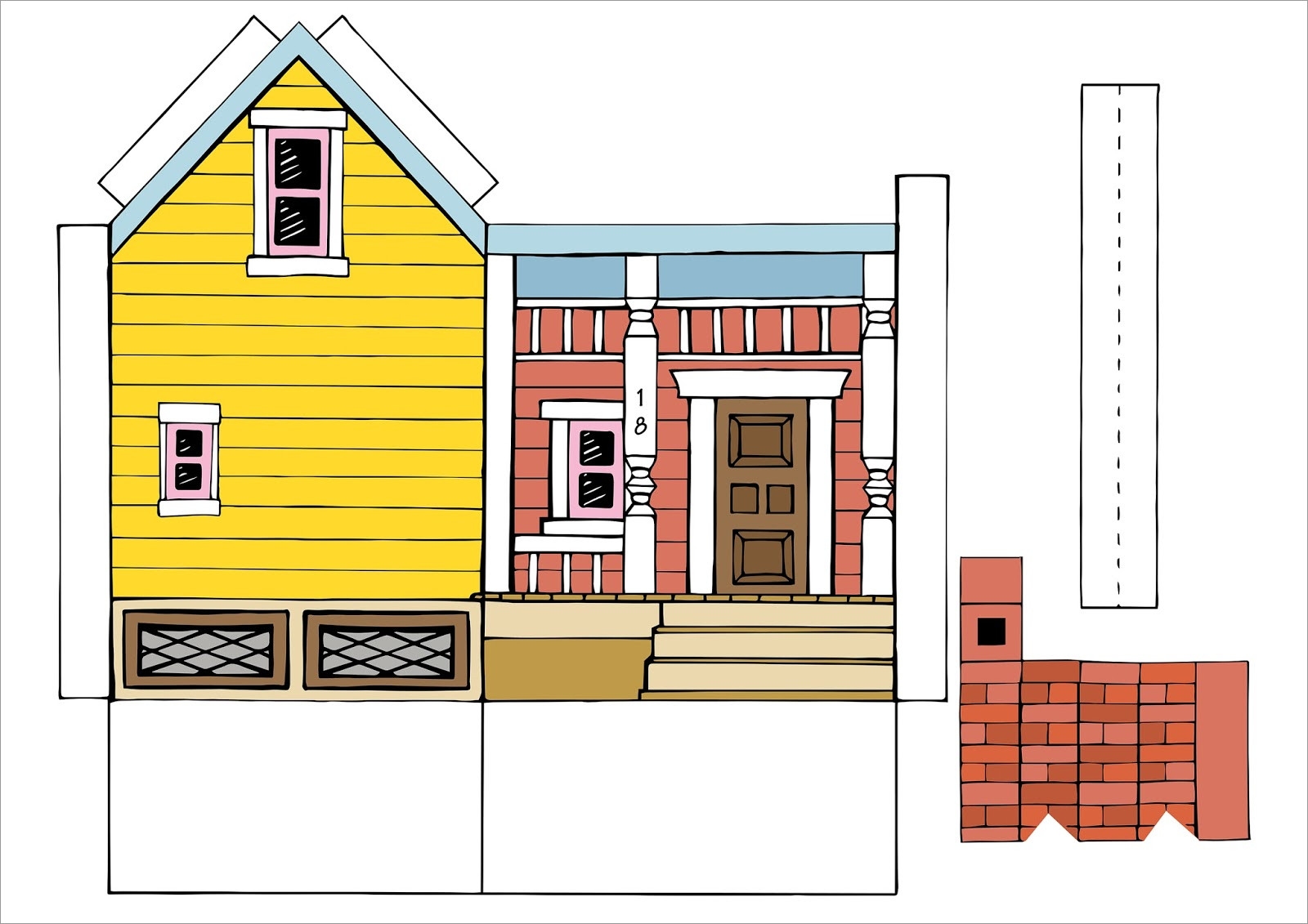 Papercraft House Printable