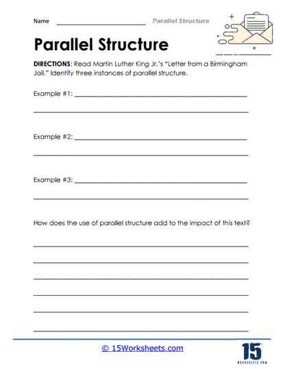 Parallel Structure Worksheets 15 Worksheets Worksheets Library