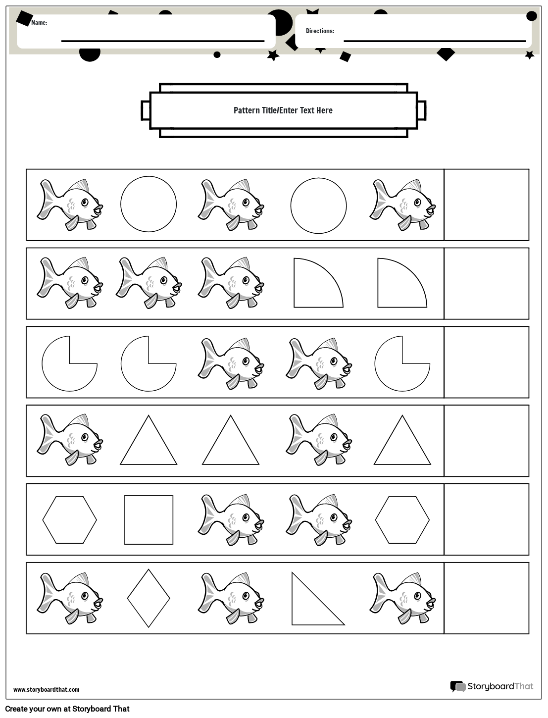 Pattern Worksheets Free Pattern Recognition Worksheets Worksheets 