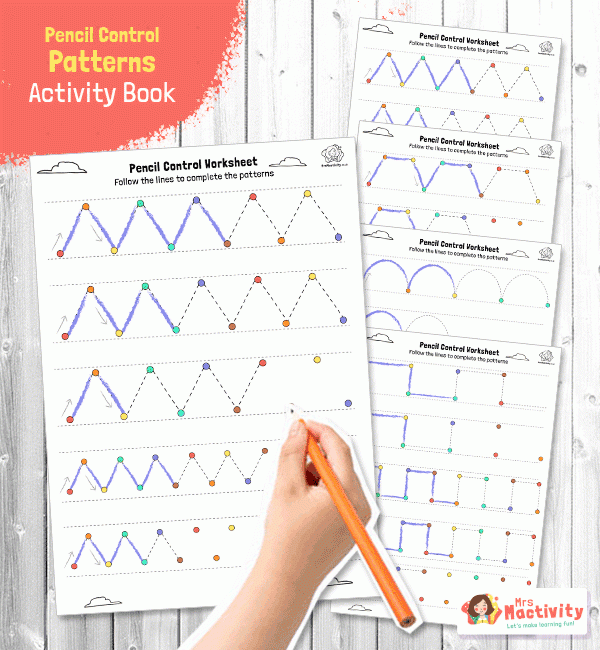 Pencil Control Worksheets Teaching Resources For Early Years 