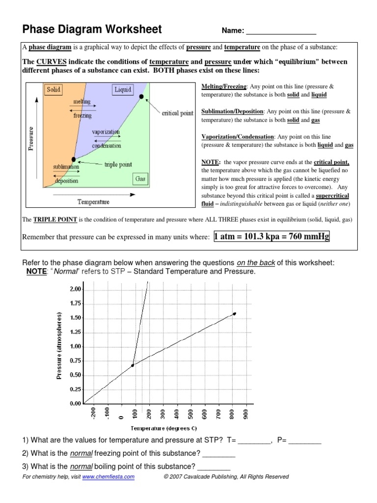 Phase Diagram WS Long 1 PDF Phase Matter Phase Diagram 