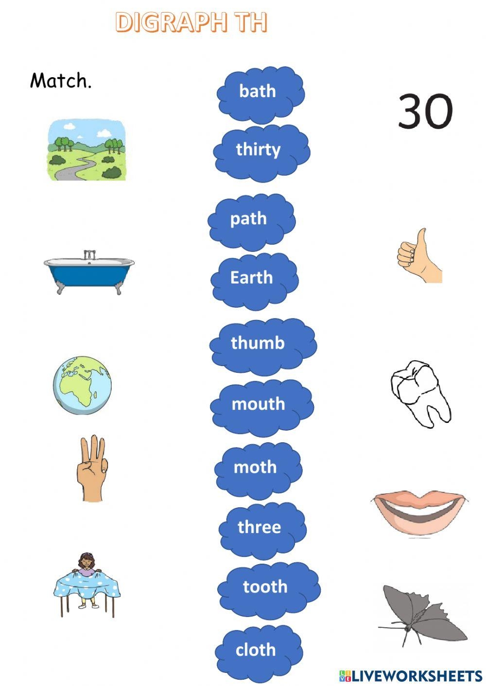 Phonics Digraph TH Worksheet Top Teacher Worksheets Library