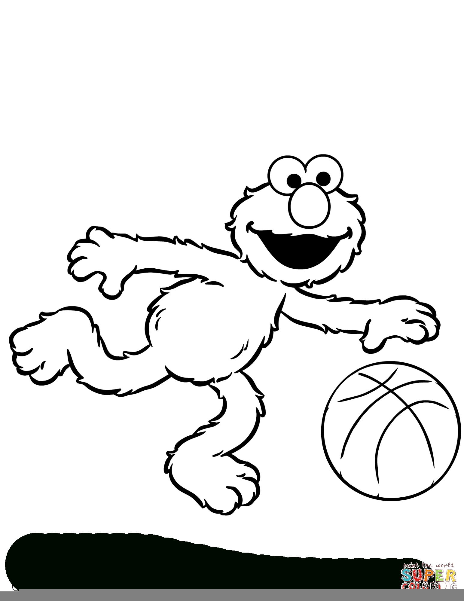 Elmo Color Pages