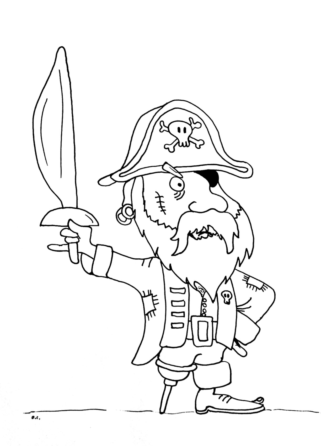 Coloring Pages Pirates