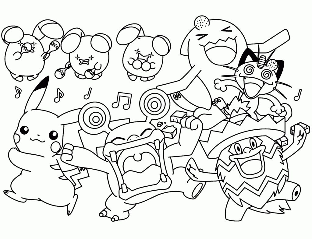 Pokemon Coloring Pages Printable Free Coloring Home
