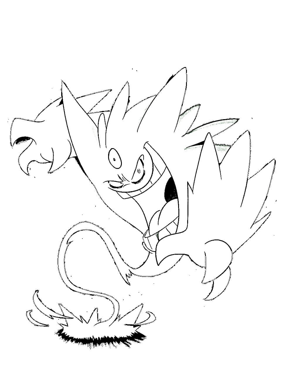 Pokemon Gengar 13 Coloring Page Free Printable Coloring Pages For Kids