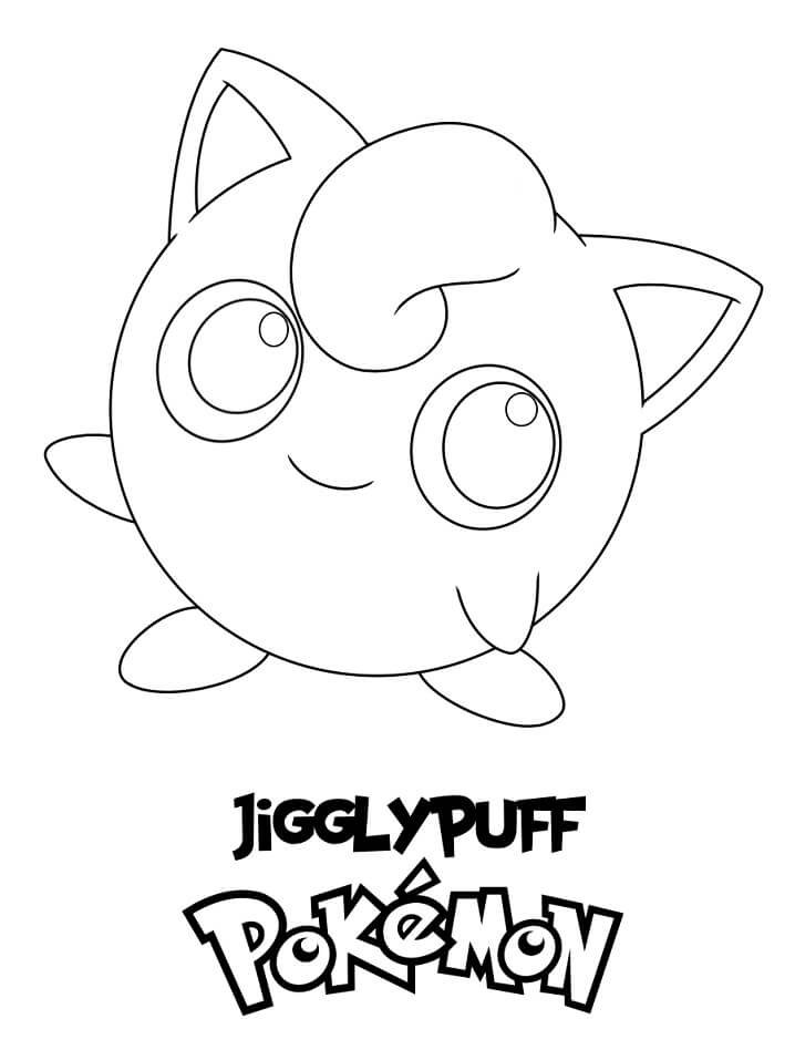 Jigglypuff Coloring Page