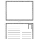 Postcard Template Postcard Template Postcard Template Free Postcard