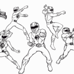 Power Ranger Jungle Fury Coloring Pages Coloring Home