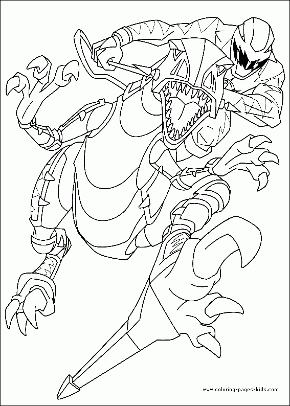 Power Rangers Color Page Cartoon Color Pages Printable Cartoon