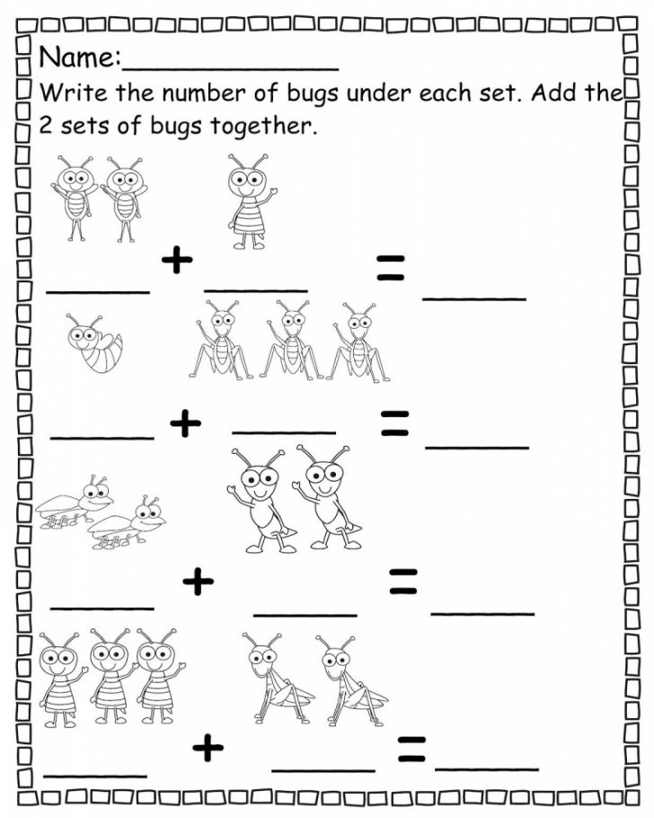 Pre K Addition Worksheets Free Math Worksheets Printable