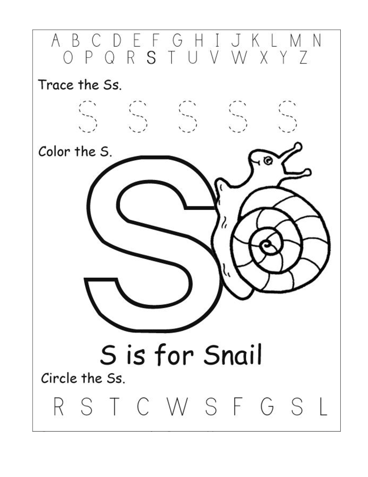 Pre K English Worksheets Language Worksheets