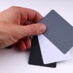 Premium Photo Gray Card For White Balance