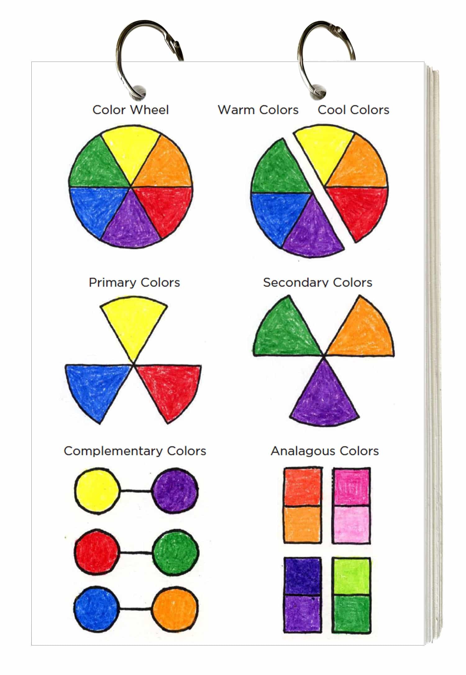 Primary Color Wheel Video And Color Wheel Coloring Page Worksheets 