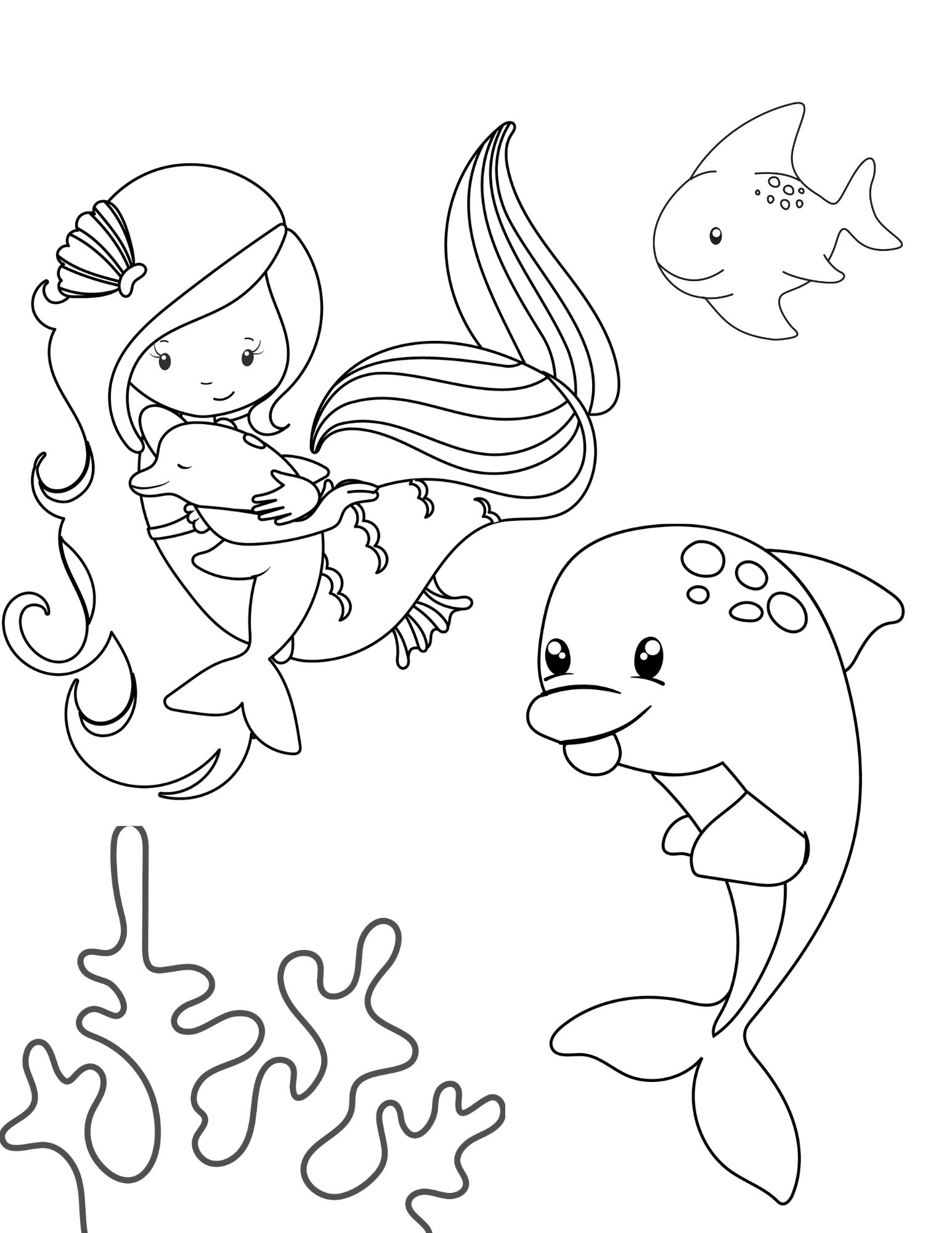 free printable coloring pages under the sea