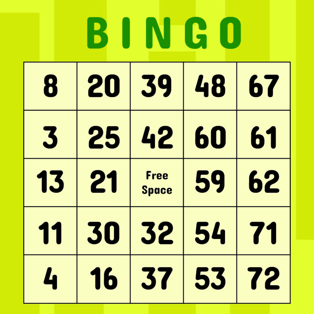 Printable Bingo Cards 1 75 Free Printable Bingo Cards Printable Bingo