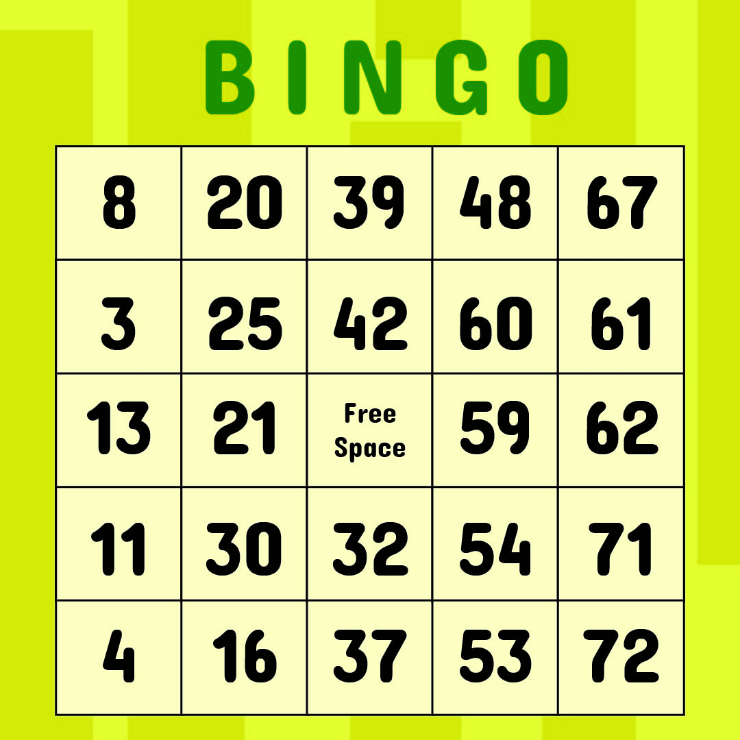Printable Bingo Cards 1 75 Free Printable Bingo Cards Printable Bingo 