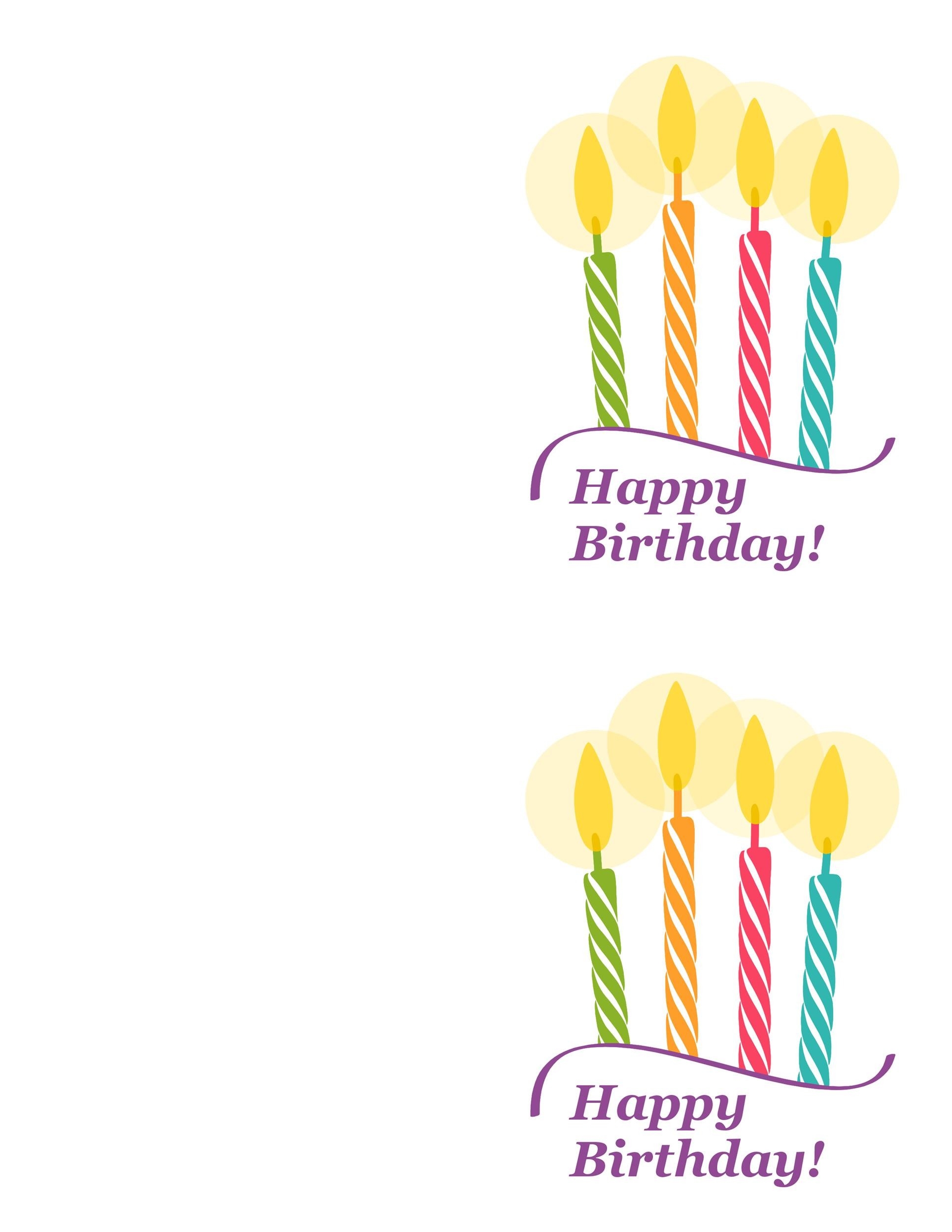 printable free birthday card templates
