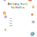 Printable Birthday Invite Template