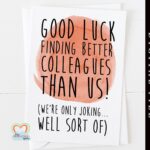 Printable Card Leaving Printable Cards