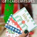 Printable Christmas Gift Card Envelope Carrie Elle Gift Card